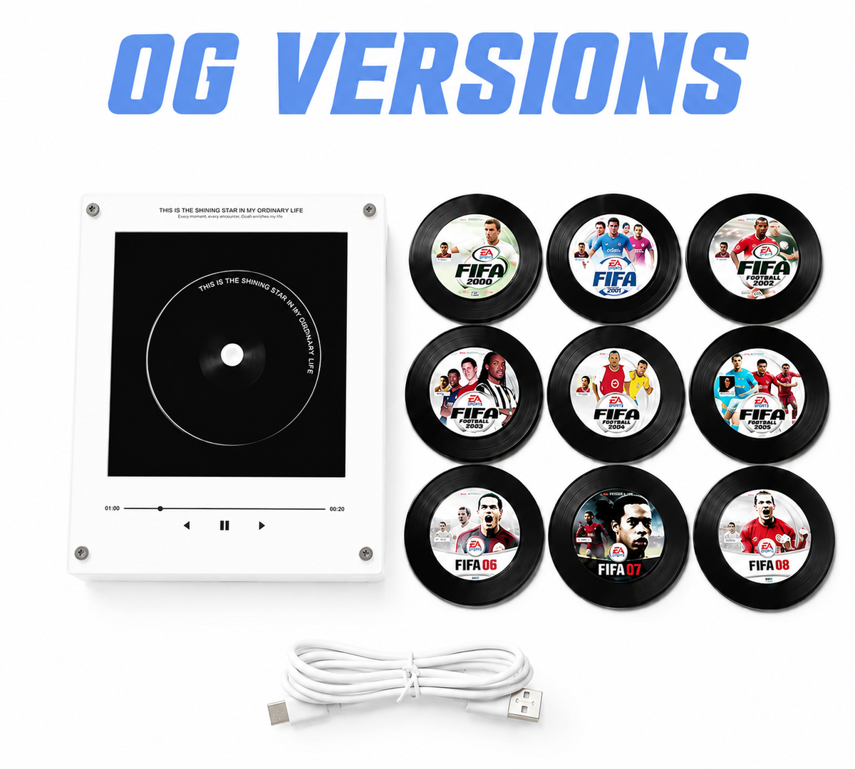 PlayFrame™  Magnetic Disc Music Player